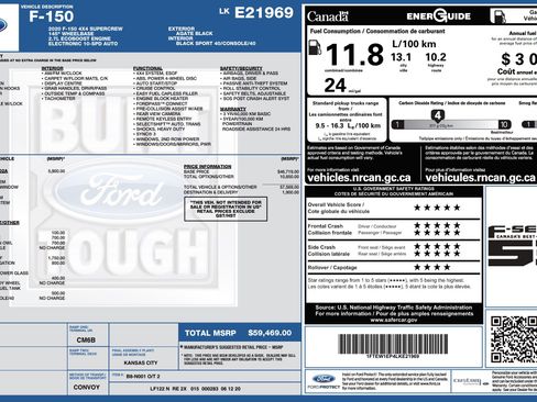Used 2020 Ford F150 XLT w/ Equipment Group 302A Luxury AWD/4WD image 2
