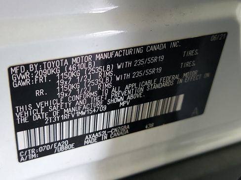 Used 2021 Toyota RAV4 Limited w/ Limited Grade Weather Package FWD image 33
