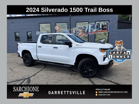 Used 2024 Chevrolet Silverado 1500 Custom Trail Boss AWD/4WD image 1