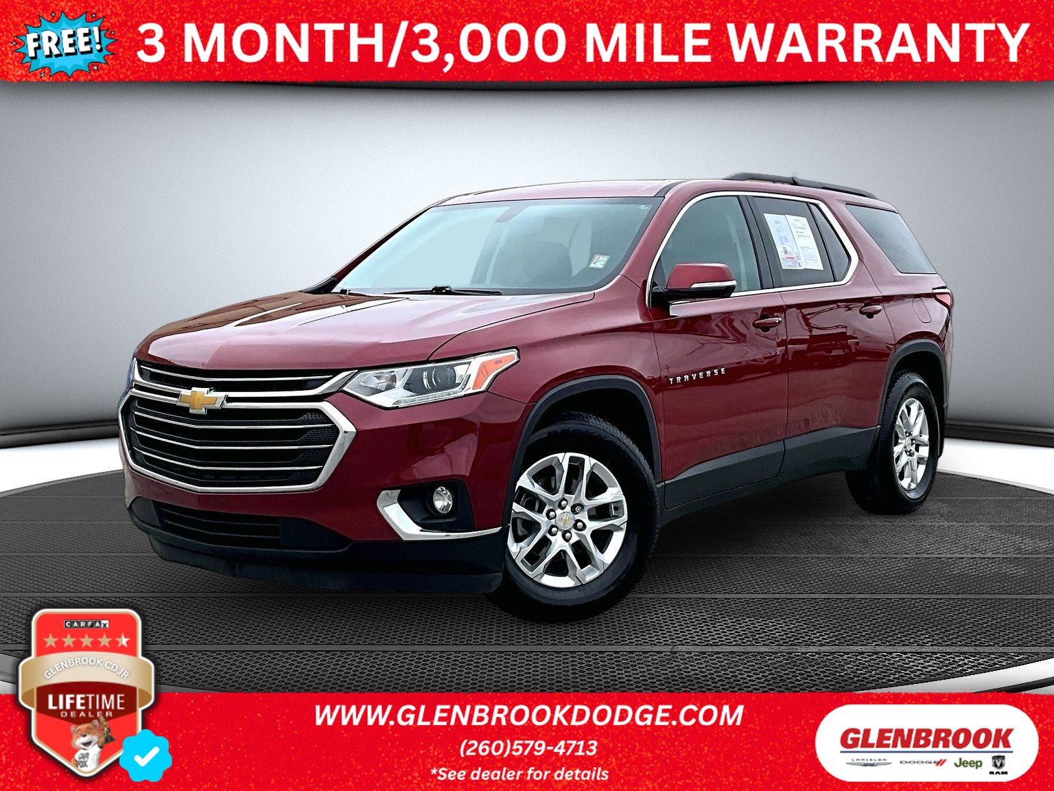 Used 2019 Chevrolet Traverse LT AWD/4WD image 1
