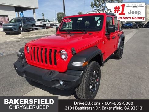 Certified 2021 Jeep Wrangler Unlimited Sport AWD/4WD image 1
