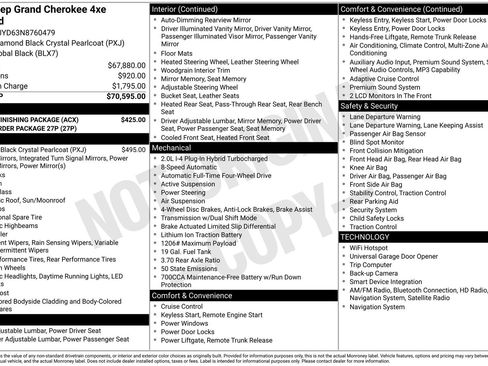 Used 2022 Jeep Grand Cherokee Overland w/ MOPAR Finishing Package image 48