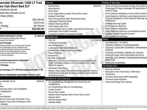 Used 2026 Chevrolet Silverado 1500 LT Trail Boss w/ Convenience Package II AWD/4WD image 10