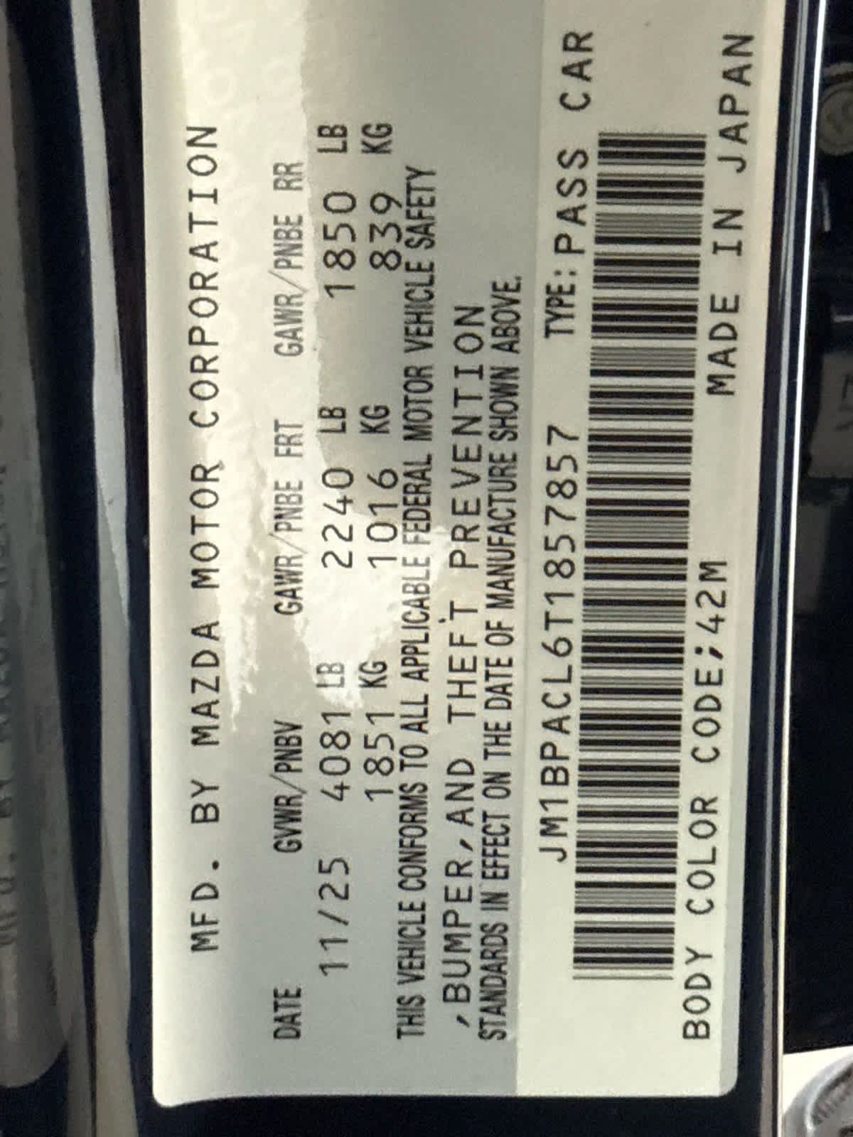 Certified 2026 MAZDA MAZDA3 2.5 S Sedan w/ Preferred Pkg FWD image 22
