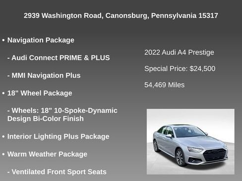 Used 2022 Audi A4 2.0T Prestige w/ Prestige Package AWD/4WD image 9