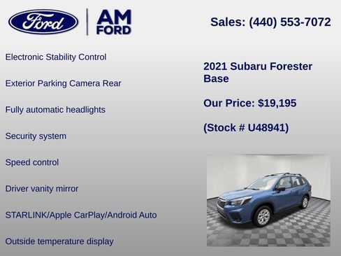 Used 2021 Subaru Forester AWD/4WD image 12