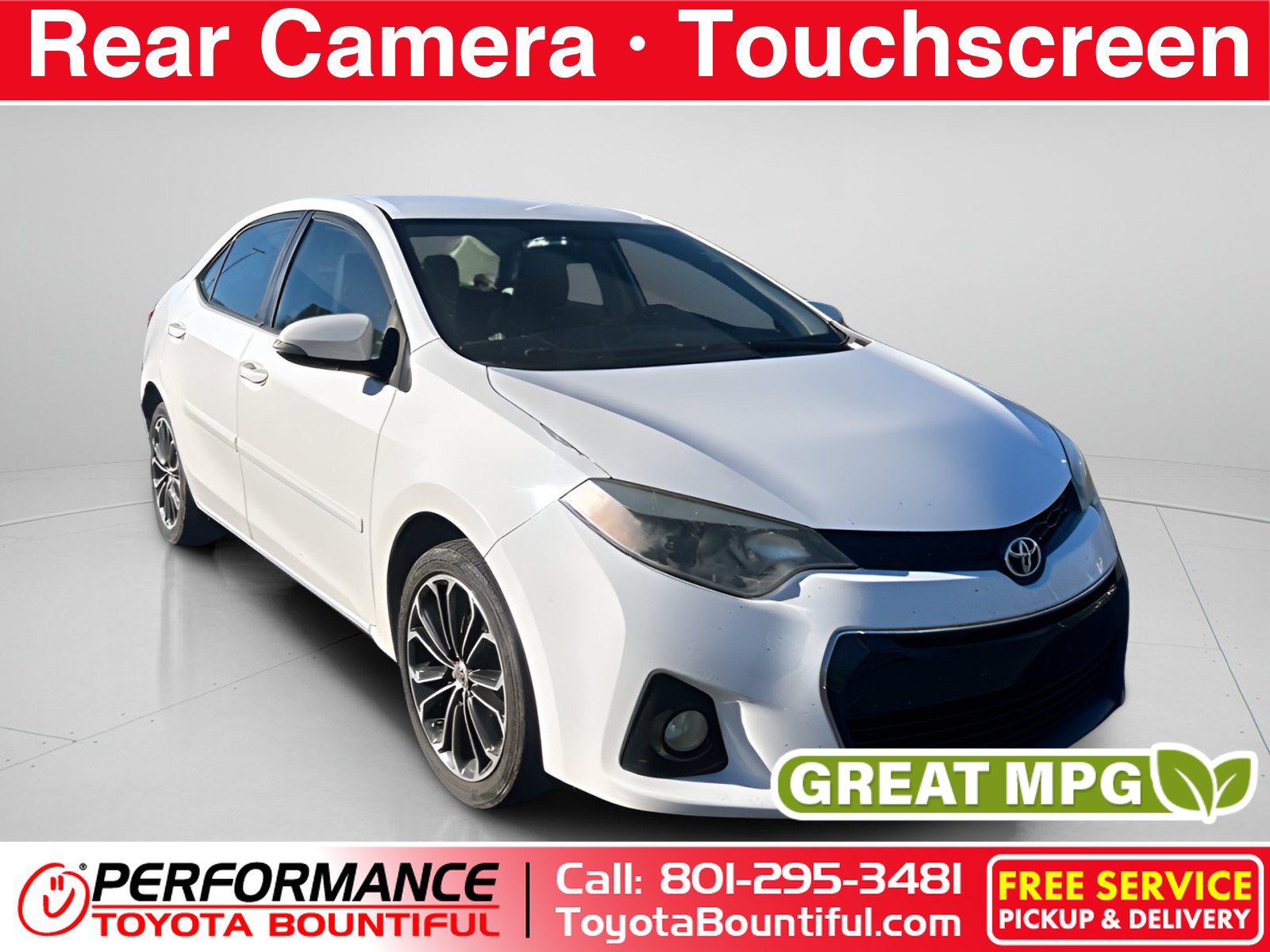 Used 2015 Toyota Corolla S w/ Body Protection Package #1 FWD image 1