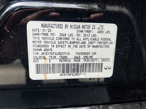 Used 2020 INFINITI Q50 Pure image 35