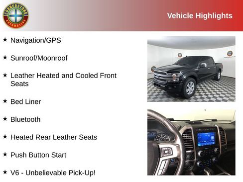 Used 2019 Ford F150 Platinum w/ Equipment Group 701A Luxury AWD/4WD image 2