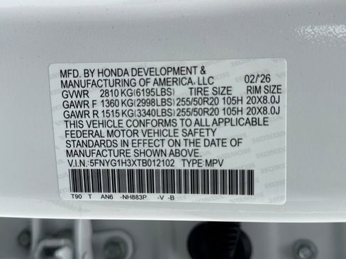 New 2026 Honda Pilot Sport image 28