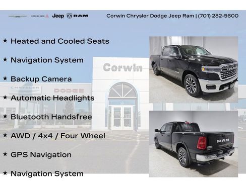 Used 2025 RAM 1500 Limited w/ Bed Utility Group AWD/4WD image 8