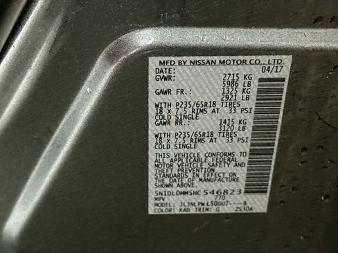 Used 2017 INFINITI QX60 Base image 32