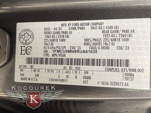 Used 2024 Ford Escape ST-Line w/ Tech Pack #1 image 26