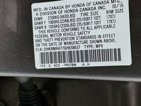 Used 2016 Honda CR-V EX-L image 34