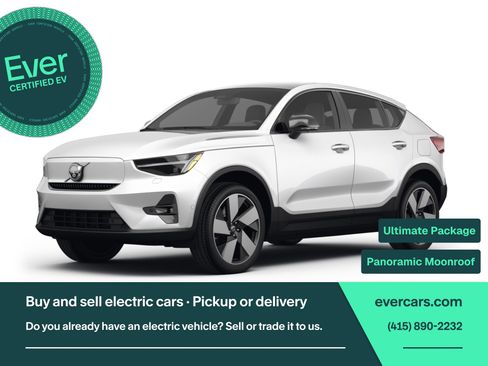 Used 2023 Volvo C40 P8 Recharge Ultimate AWD/4WD image 1