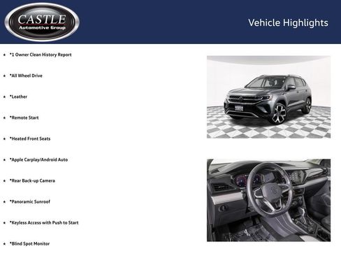 Used 2023 Volkswagen Taos SEL AWD/4WD image 4