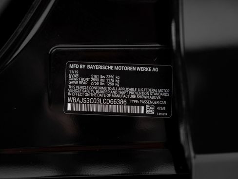 Used 2020 BMW 540i xDrive w/ M Sport Package AWD/4WD image 61
