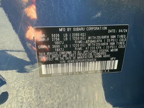 Used 2024 Subaru Outback Touring XT AWD/4WD image 30