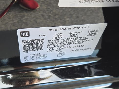 New 2025 Chevrolet Silverado 2500 LTZ w/ Trail Boss Package image 15