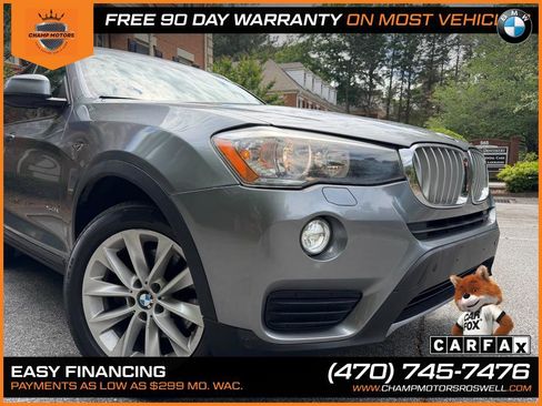 Used 2016 BMW X3 xDrive28i w/ Premium Package AWD/4WD image 7