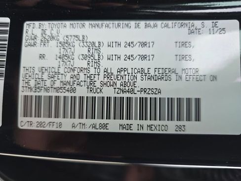 New 2026 Toyota Tacoma SR5 image 34