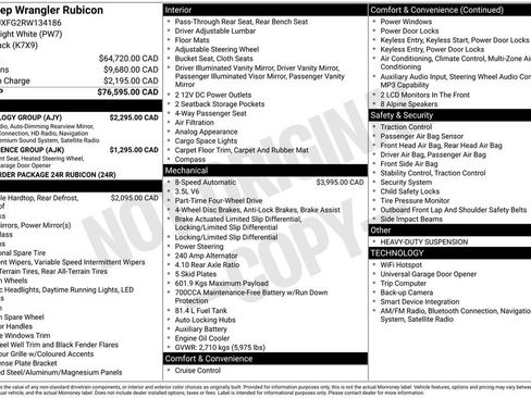 Used 2024 Jeep Wrangler Unlimited Rubicon w/ Technology Group image 14