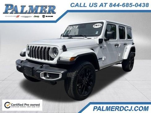 Certified 2025 Jeep Wrangler Unlimited Sahara w/ Safety Group AWD/4WD image 1
