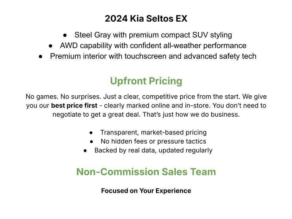 Used 2024 Kia Seltos EX AWD/4WD image 3