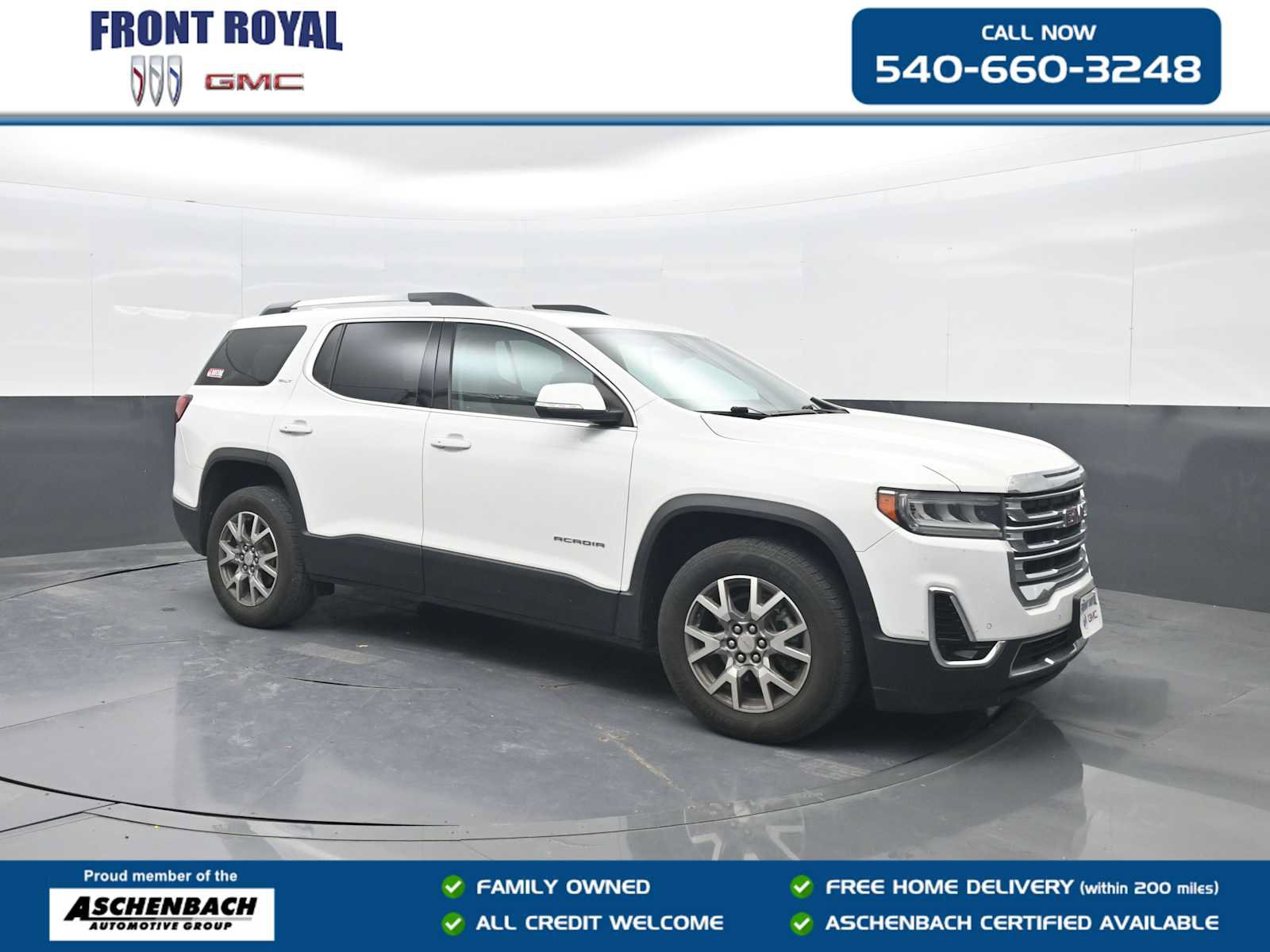 Used 2021 GMC Acadia SLT w/ LPO, Floor Liner Package AWD/4WD image 1