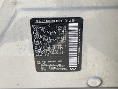 Used 2021 INFINITI QX80 Luxe image 39