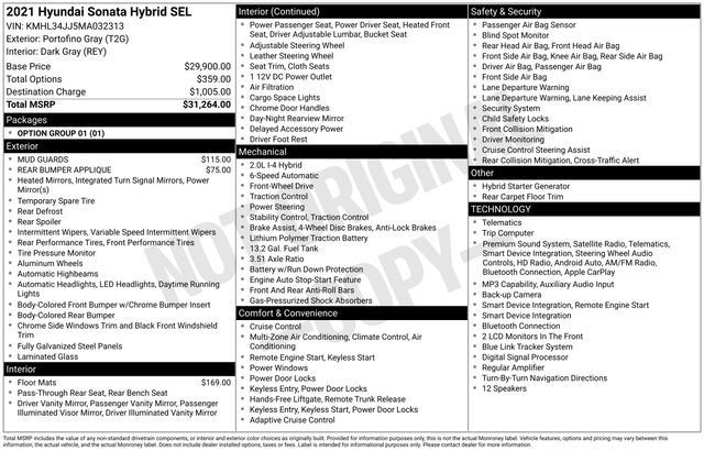 Used 2021 Hyundai Sonata SEL FWD image 5