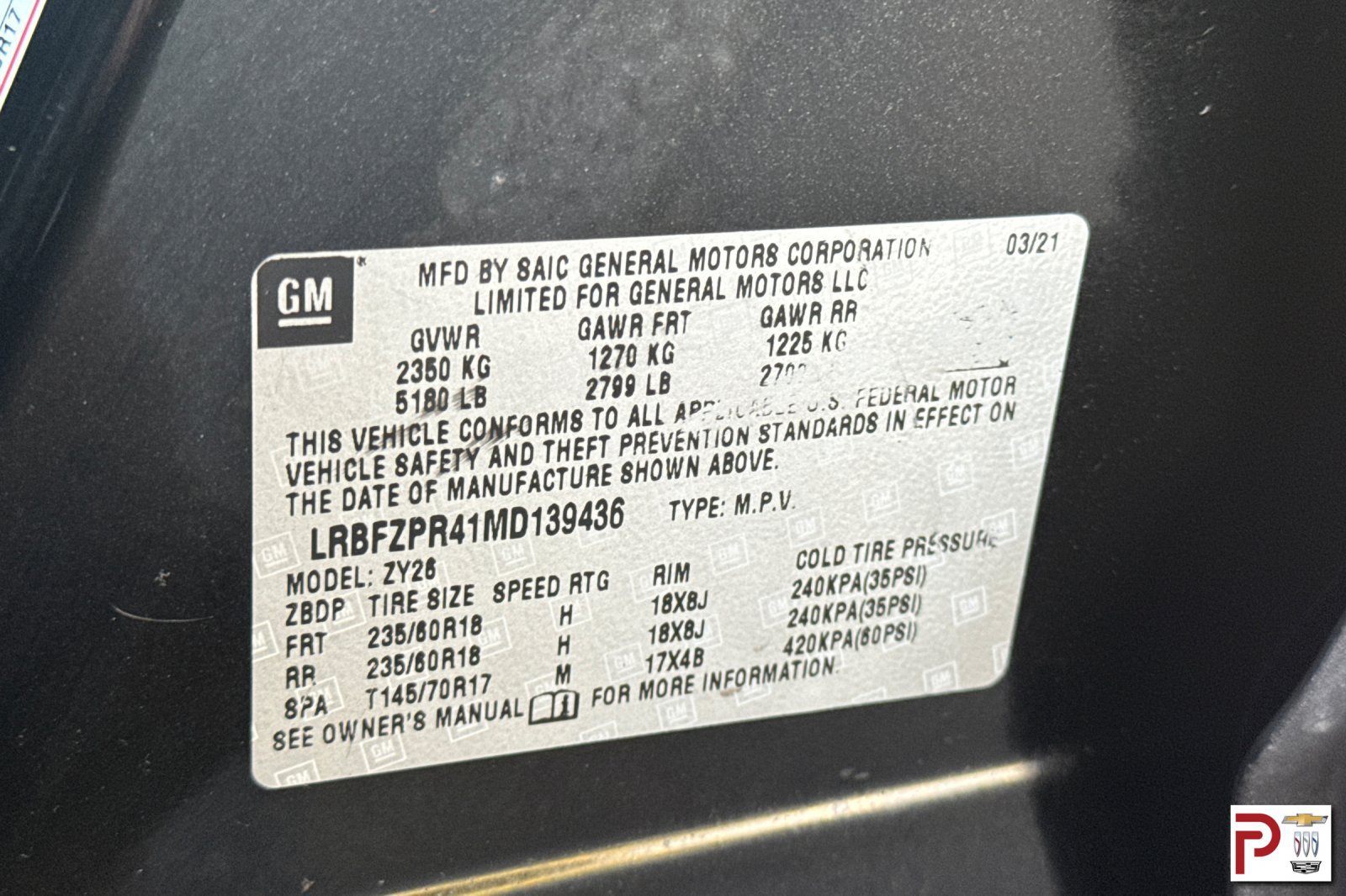 Certified 2021 Buick Envision Essence w/ Technology Package I AWD/4WD image 36