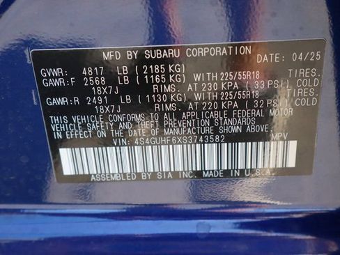 Certified 2025 Subaru Crosstrek 2.5i Sport w/ Popular Package #3A AWD/4WD image 21
