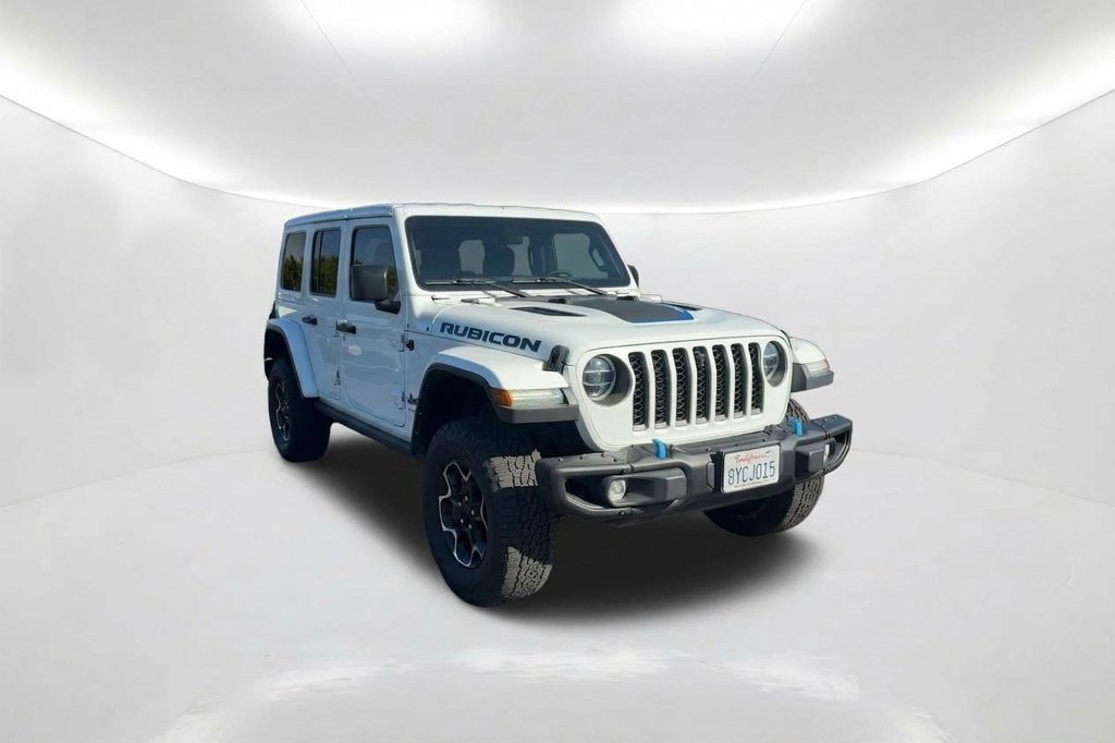 Used 2021 Jeep Wrangler Unlimited Rubicon 4xe w/ Steel Bumper Group AWD/4WD image 3