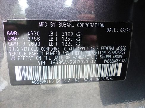 Used 2024 Subaru Legacy Limited image 24