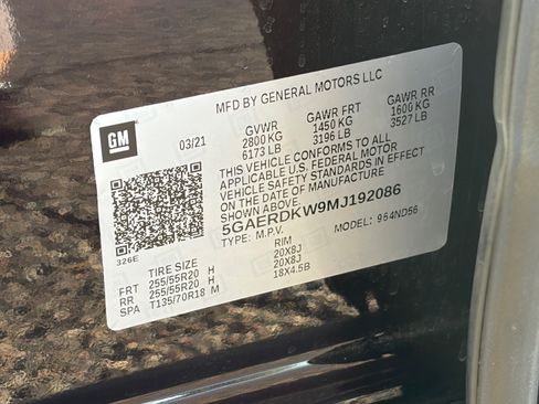 Used 2021 Buick Enclave Avenir w/ Avenir Technology Package FWD image 36