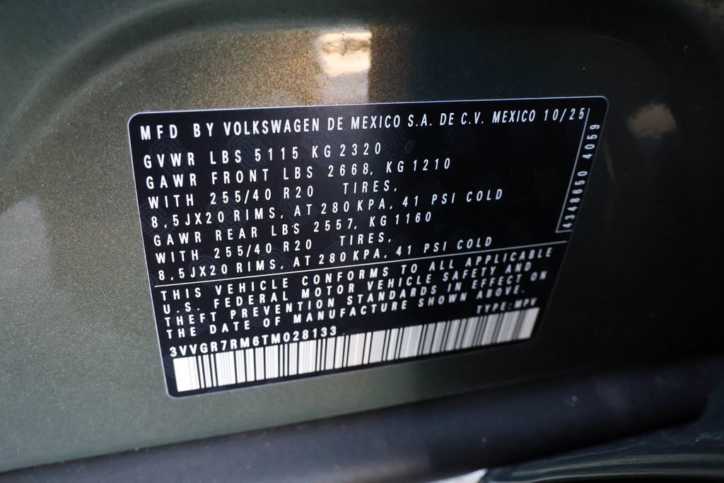 Certified 2026 Volkswagen Tiguan SE R-Line AWD/4WD image 40