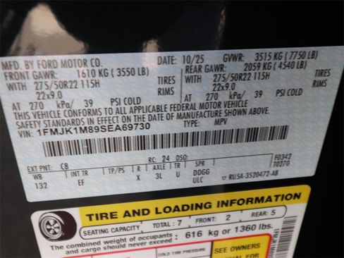 New 2025 Ford Expedition Max Platinum w/ Driver's Package image 25