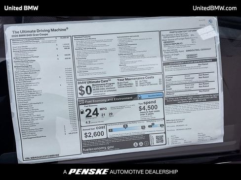 New 2026 BMW 840i image 15