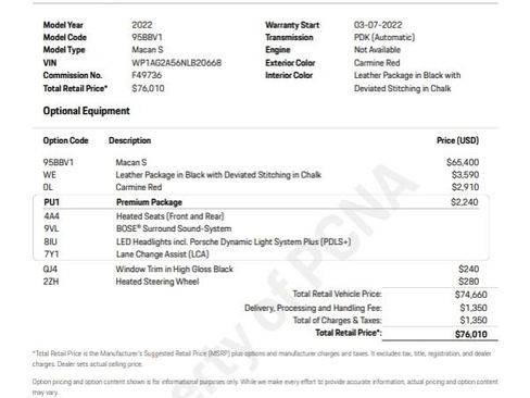 Used 2022 Porsche Macan S image 3