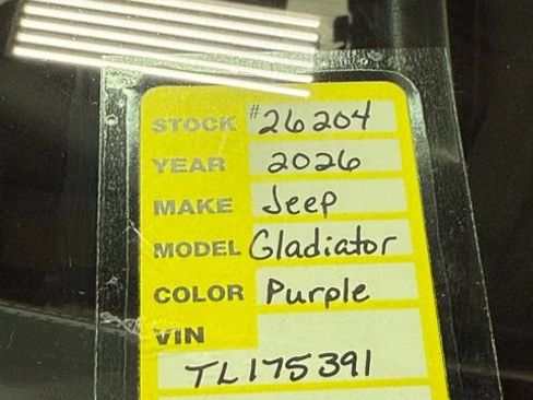 New 2026 Jeep Gladiator Mojave AWD/4WD image 20
