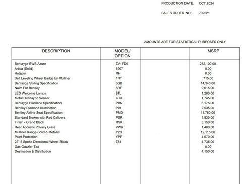 New 2025 Bentley Bentayga Extended Wheelbase image 29