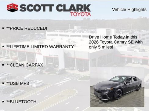 Used 2026 Toyota Camry SE image 12