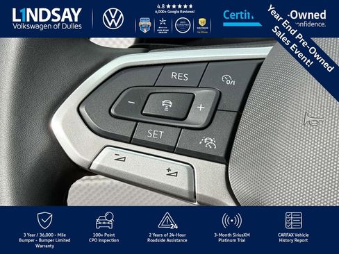 Certified 2025 Volkswagen Atlas Peak Edition SE image 23