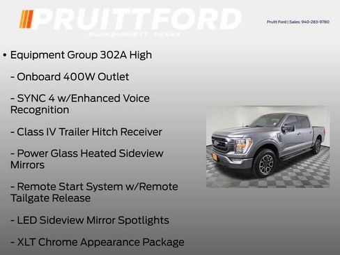 Used 2023 Ford F150 XLT w/ Equipment Group 302A High image 7