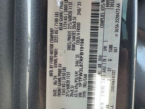 Used 2024 Ford F150 XLT w/ Equipment Group 302A MID AWD/4WD image 29