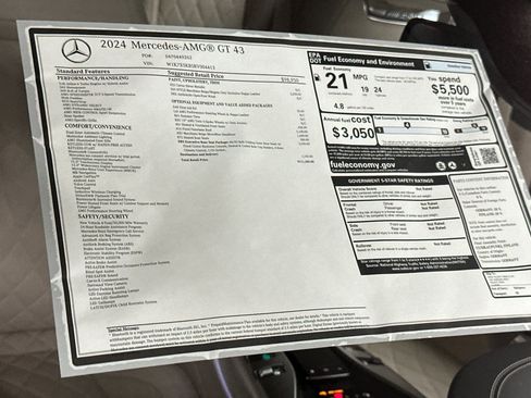 Certified 2024 Mercedes-Benz AMG GT 43 image 29