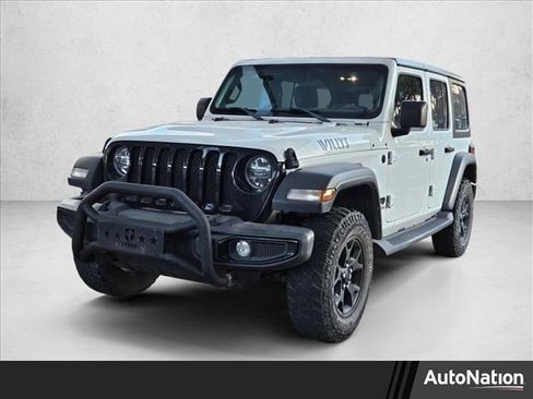 Used 2021 Jeep Wrangler Unlimited Willys image 1