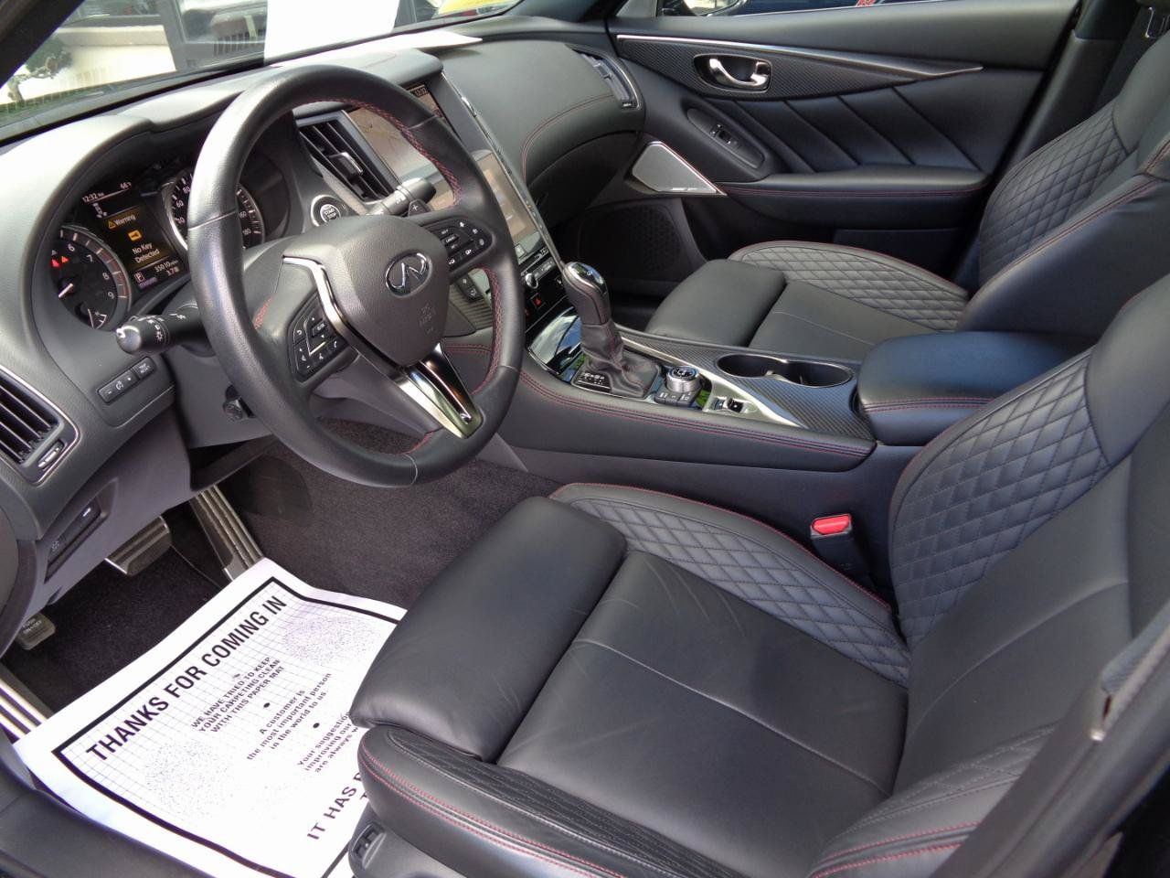 Used 2023 INFINITI Q50 Red Sport 400 w/ Black Opal Edition AWD/4WD image 10