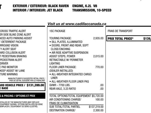 Used 2024 Cadillac Escalade ESV Sport w/ Touring Package AWD/4WD image 4